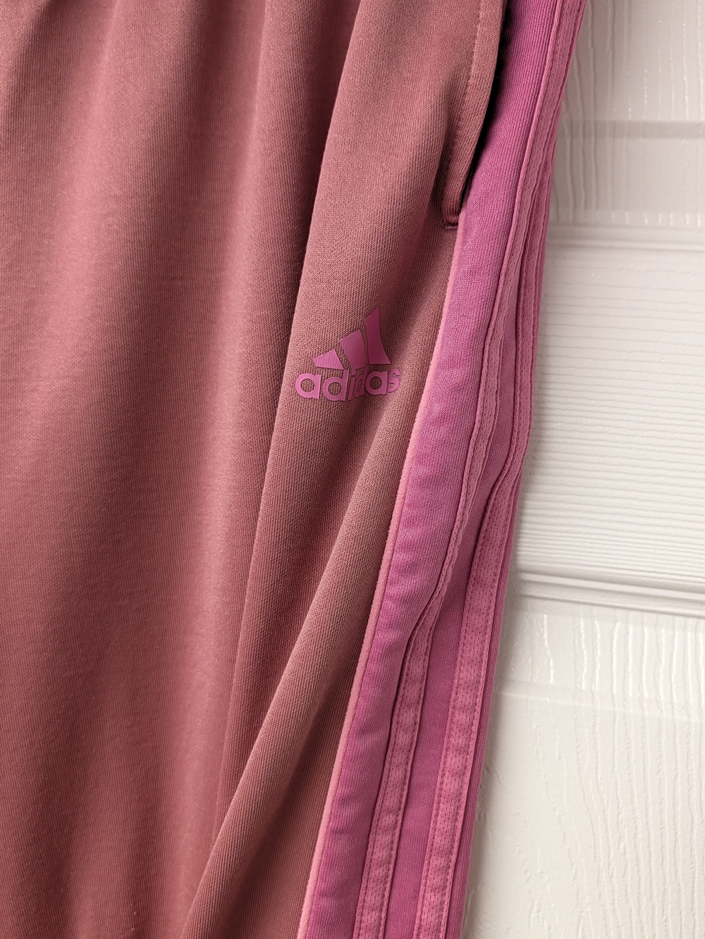 adidas Women's Pink Wide-Leg Pants XL - Picture 6 of 7